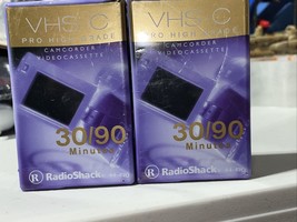 2 Radio Shack VHS-C Pro High Grade Camcorder Video Cassette 30/90 Minute... - €6,68 EUR