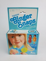 Vintage 1981 Bandai Ginger Snaps #20 snap-together doll 3&quot; New in box sealed - £15.57 GBP