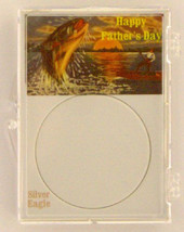 ASE 2x3 Snap Lock Coin Holder Display, Father&#39;s Day Fishing, 3 pack - $8.99