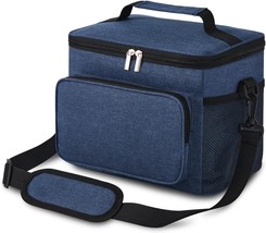 Lunch Bag for Men and Women Insulated Lunch Box Soft Cooler with Shoulder Strap  - £28.20 GBP