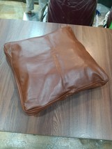 Genuine leather chair cushion pad cover with ties dining seat pad case 14 - £59.35 GBP+
