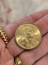 2000-D $1 Sacagawea Dollar Mint Thumbprint Error Obverse Nice Quality US... - £74.51 GBP