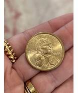 2000-D $1 Sacagawea Dollar Mint Thumbprint Error Obverse Nice Quality US Coin. - $93.50