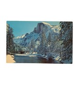 Postcard Yosemite National Park Half Dome Merced River In Winter California - $4.84