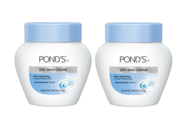 Ponds Dry Skin Cream Facial Moisturizer Rich Hydration 3.9oz 2 Pack - £15.04 GBP