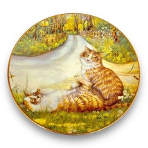 Cat Collector Plate May Queen, Vintage Plate Artist Zoe Stokes Feline Fantasies - £21.72 GBP