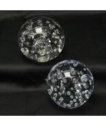 Paperweights Air Bubbles 3 1/2&quot; Approx  Lot of 2 - $323.82 MXN