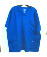 Scrubs Cherokee Workwear Men V Neck Top  Royal Blue - $222.99 MXN