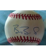 BARRY  BONDS   SIGNED  AUTO  ON   SWEET  SPOT  BASEBALL   SCORE BOARD W ... - $249.00