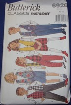 Butterick Girl’s / Boy’s Vest Top Skirt Shorts & Pants Size 7-10 #6926 Uncut - $5.99