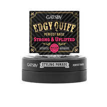 Gatsby Edgy Quiff Perfect Raise Styling Pomade Strong &amp; Uplifted Hair Cream 75G - £25.07 GBP