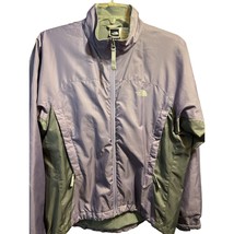 The North Face Womens M Purple Long Sleeve Full Zip Polyester Windbreake... - $14.85