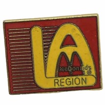 McDonald’s Los Angeles California Crew Golden Arches Enamel Lapel Hat Pin - £7.88 GBP