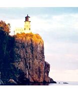 2000s Split Rock Lighthouse Maine Postcard Coastal Nautical Two Harbors ... - €17,04 EUR