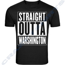 Nwa Straight Outta Warshington Black T-SHIRT B.I.G Eazy E Biggie S - 3XL - £7.28 GBP