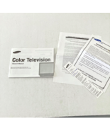 Samsung color television owner&#39;s manual  for model TXJ 1966 and more - $373.83 MXN