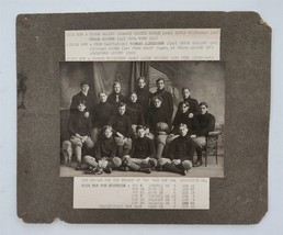1899 antique DHS ny FOOTBALL TEAM PHOTOGRAPH dansville high school ID&#39;d ... - £70.04 GBP