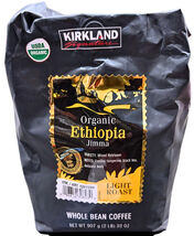 Kirkland Signature Organic Ethiopian Whole Bean 2 Pound Bag EXP 10/2026 - $29.09