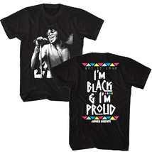 James Brown I&#39;m Black &amp; I&#39;m Proud Men&#39;s T Shirt Say it Loud Godfather of Soul - £23.69 GBP+