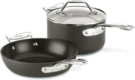 All-Clad Essentials Nonstick  8.5-Inch Fry Pan and 2.5-Quart Sauce Pan - £59.59 GBP