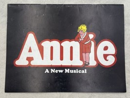 Vintage Original Broadway Musical Program Annie 1977 Alvin Theatre - $13.25