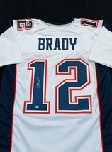 Tom Brady Signed New England Patriots Football Jersey COA - £194.78 GBP