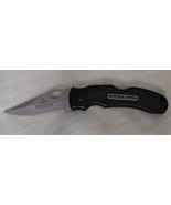 Smith &amp; Wesson Cuttin&#39; Horse CH002 Single Blade Knife Folding Lockback - $17.82 CAD