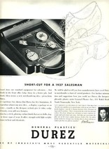 General Plastics DUREZ Magazine Ad Shortcut for a 1937 Salesman  - £14.20 GBP