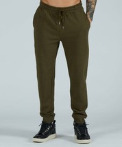 ATM Anthony Thomas Melillo Mélange French Terry Joggers in Olive Heather-2XL - £60.19 GBP