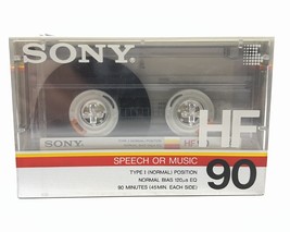 HF 90 Sony Cassette Blank Tape for Speech or Music Type 1 SEALED - £3.93 GBP