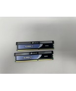 2-CORSAIR CMX4GX3M2A1333C8 4GB (2x2GB) DDR3-1333 PC3 DESKTOP MEMORY RAM - £7.38 GBP