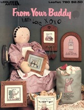 From Your Buddy With Love xoxo Full Color Counted Cross Stitch Pattern Chart - £3.38 GBP