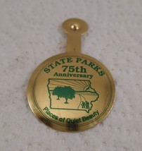 Iowa State Parks 75th Anniversary ( Places Of Quiet Beauty ) Pin - £6.23 GBP