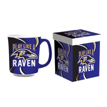 Baltimore Ravens Coffee Mug 14oz Ceramic with Matching Box - $54.99
