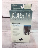 Vintage JOBST Men's ModerateCompression Socks  White Medium Knee 110-332 - $14.85