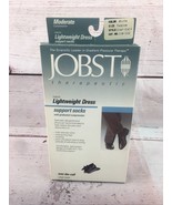 Vintage JOBST Men&#39;s ModerateCompression Socks  White Medium Knee 110-332 - $20.30 CAD
