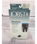 Vintage JOBST Men&#39;s ModerateCompression Socks  White Medium Knee 110-332 - £11.84 GBP