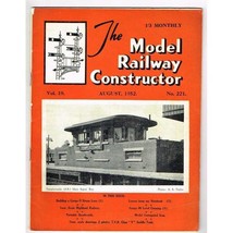 The Model Railway Constructor Magazine August 1952 mbox3038/b  Building a steam - £3.12 GBP