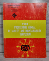 1981 Proceedings Annual Reliability and Maintainability Symposium Philadelphia - $46.08