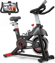 Pooboo Magnetic/Brake Pad Exercise Bike Stationary Bikes for Home Use, Indoor Cy - £217.92 GBP