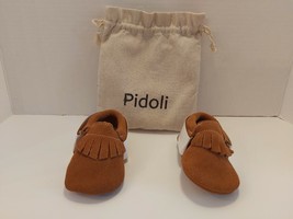 Pidoli Baby infant toddler Leather Moccasins Size Three new with bag - £27.75 GBP