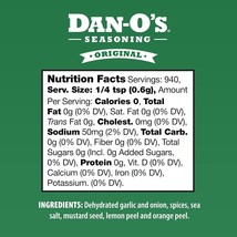 Dan-O&#39;s Seasoning Original Low Sodium 0 Calories 20 OZ Spice Chicken Fish Pork - £20.55 GBP