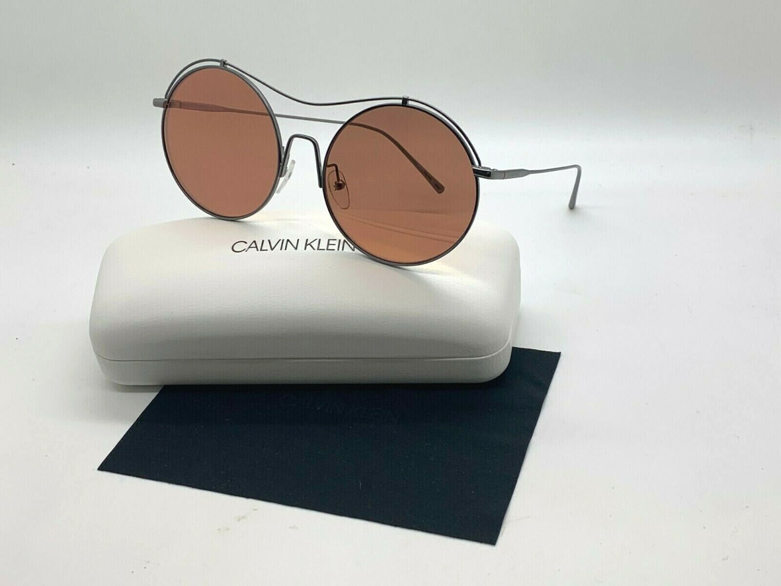 NEW Calvin Klein Sunglasses CK2161S 060 GUNMETAL 56-18-140MM CASE - £34.86 GBP