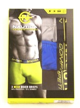 Nautica Assorted Boxer Brief Underwear 3 in Box Men&#39;s New in Box - £33.73 GBP