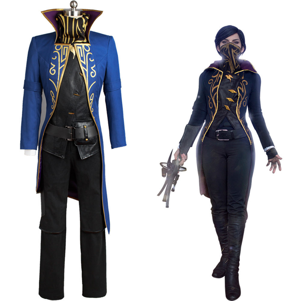 Dishonored Emily Drexel Lela Kaldwin Cosplay Costume Uniform Outfit Party Dress - £115.92 GBP - £154.76 GBP