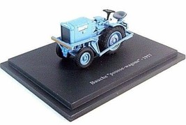 Bauche Pousse Wagons 1957, Modelo De Colector De Tractor A Miniatura Azul... - £26.36 GBP