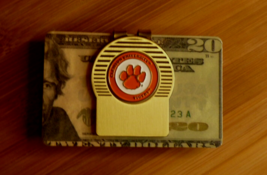 CLEMSON UNIVERSITY  Money Clip - &amp;  Free Engraving - $35.99