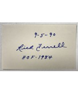 Rick Ferrell (d. 1995) Signed Autographed &quot;HOF 1984&quot; 3x5 Index Card #3 - $284.31 MXN