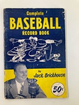 1950 Jack Brickhouse Complete Major League Baseball Record Book - £14.91 GBP
