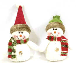 Ornament Snow Man With Hat Scarf 5 Inches - $19.15
